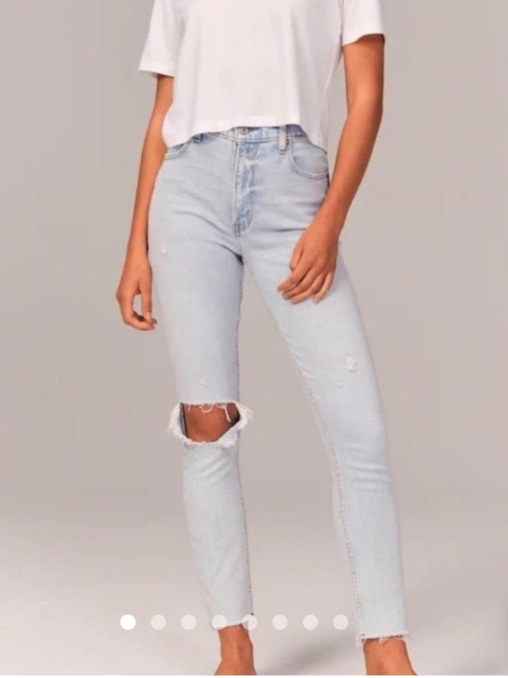 Abercrombie High Rise Skinny Jeans
